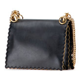 フェンディ キャナイ スモール チェーン ショルダーバッグ 8M0381 ブラック レザー レディース FENDI 【中古】